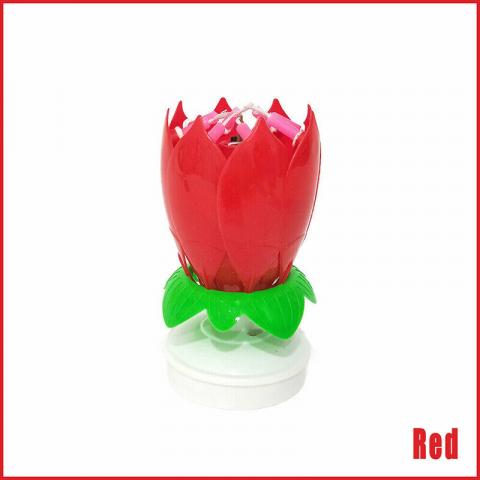 Imagen oficial de Blossom lotus flower birthday cake candle publicada por OECD 4