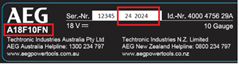 Imagen oficial de AEG 18V F-RAPIDFIRE 10GA 30º-34º Framing Nailer (A18F10FN) publicada por OECD 2