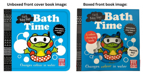 Imagen oficial de First Baby Days: Bath Time Bath Book publicada por OECD