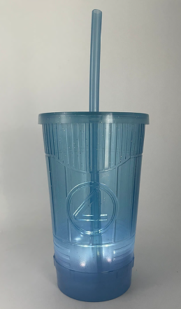 Imagen oficial de Fantastic Four Illuminated Cups publicada por OECD 2