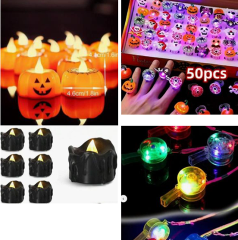 Imagen oficial de Assorted Halloween novelty products with LED lights publicada por OECD 3