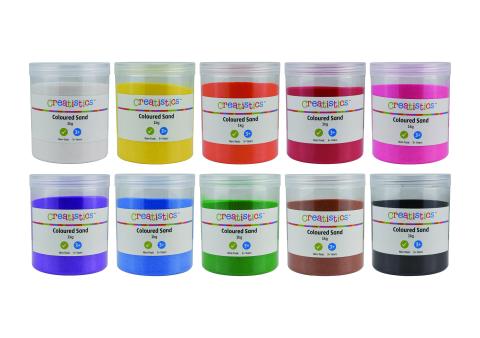 Imagen oficial de Educational Colours - Rainbow Sand (1.3kg), Creatistics - Coloured Sand (1kg), Kadink - Coloured Decorative Sand (1.3kg) and Kadink - Cotton Sensory Sand (700g) publicada por OECD 3