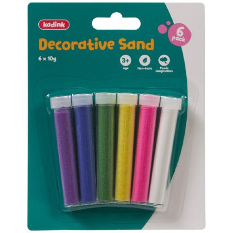 Imagen oficial de Kadink Decorative sand 10g 6 pack publicada por OECD