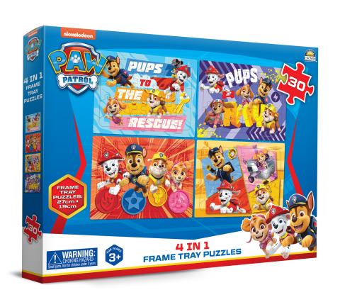 Imagen oficial de Licensed 4 in 1 Frame Tray Puzzles publicada por OECD 2