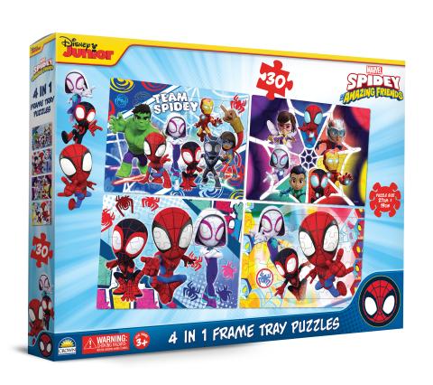 Imagen oficial de Licensed 4 in 1 Frame Tray Puzzles publicada por OECD 4