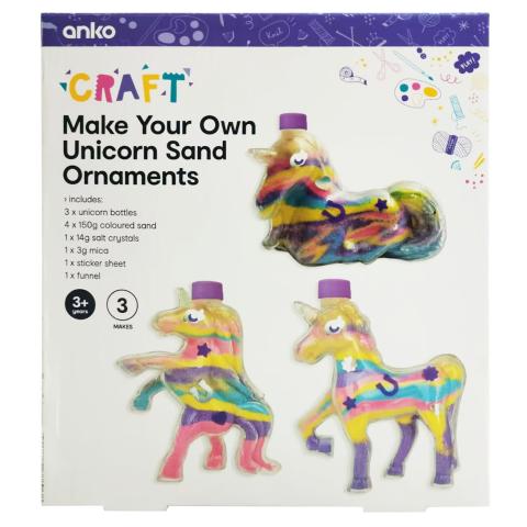 Imagen oficial de Make Your Own Unicorn Sand Ornament publicada por OECD