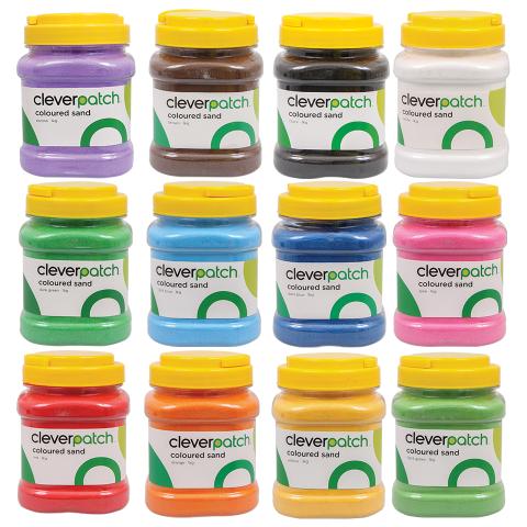 Imagen oficial de CleverPatch - Various Coloured Sand, Glitter Sand, Sand Art Kits and Halloween Sand Art Kit publicada por OECD
