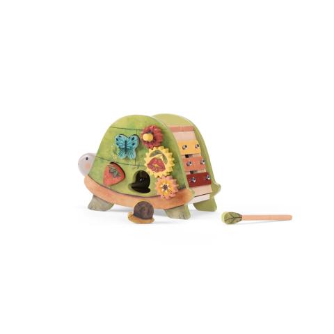 Imagen oficial de Wooden activity turtle toy - Moulin Roty 'Trois petits Lapins' publicada por OECD