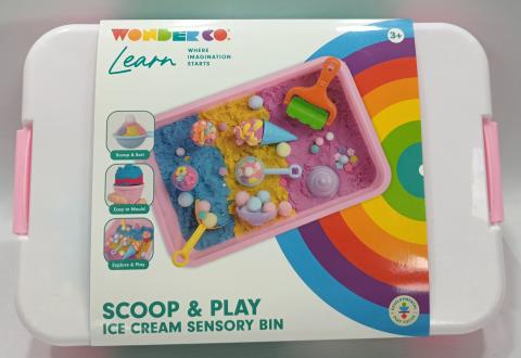 Imagen oficial de Wonder Co – Scoop & Play Ice cream sensory bin and Scoop & Play Dino discovery sensory bin publicada por OECD