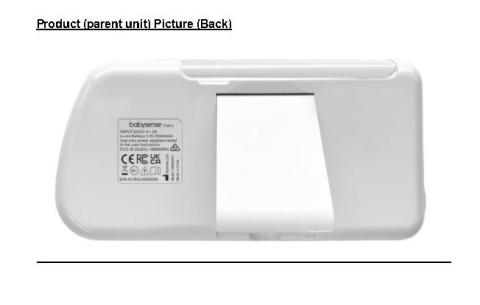 Imagen oficial de Babysense MaxView video baby monitor – Parent unit (updated) publicada por OECD 2