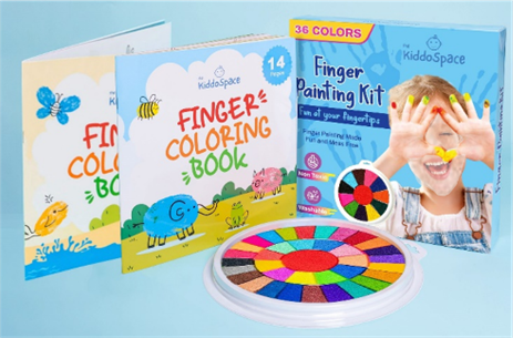 Imagen oficial de Children’s finger-painting kits publicada por OECD 2