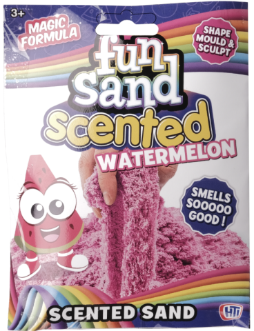 Imagen oficial de Scented Fun Sand - blue, green, red & yellow publicada por OECD 2