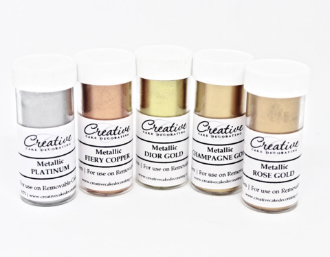 Imagen oficial de Metallic cake decorating powder – various colours publicada por OECD