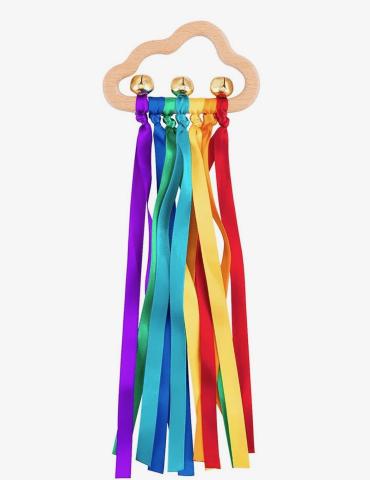 Imagen oficial de Rainbow hand kite rattle publicada por OECD