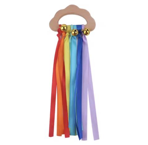Imagen oficial de Waldorf rainbow hand kite rattle publicada por OECD