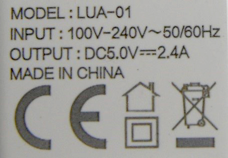 Imagen oficial de USB Charger ; Luxcell ; publicada por OECD 2