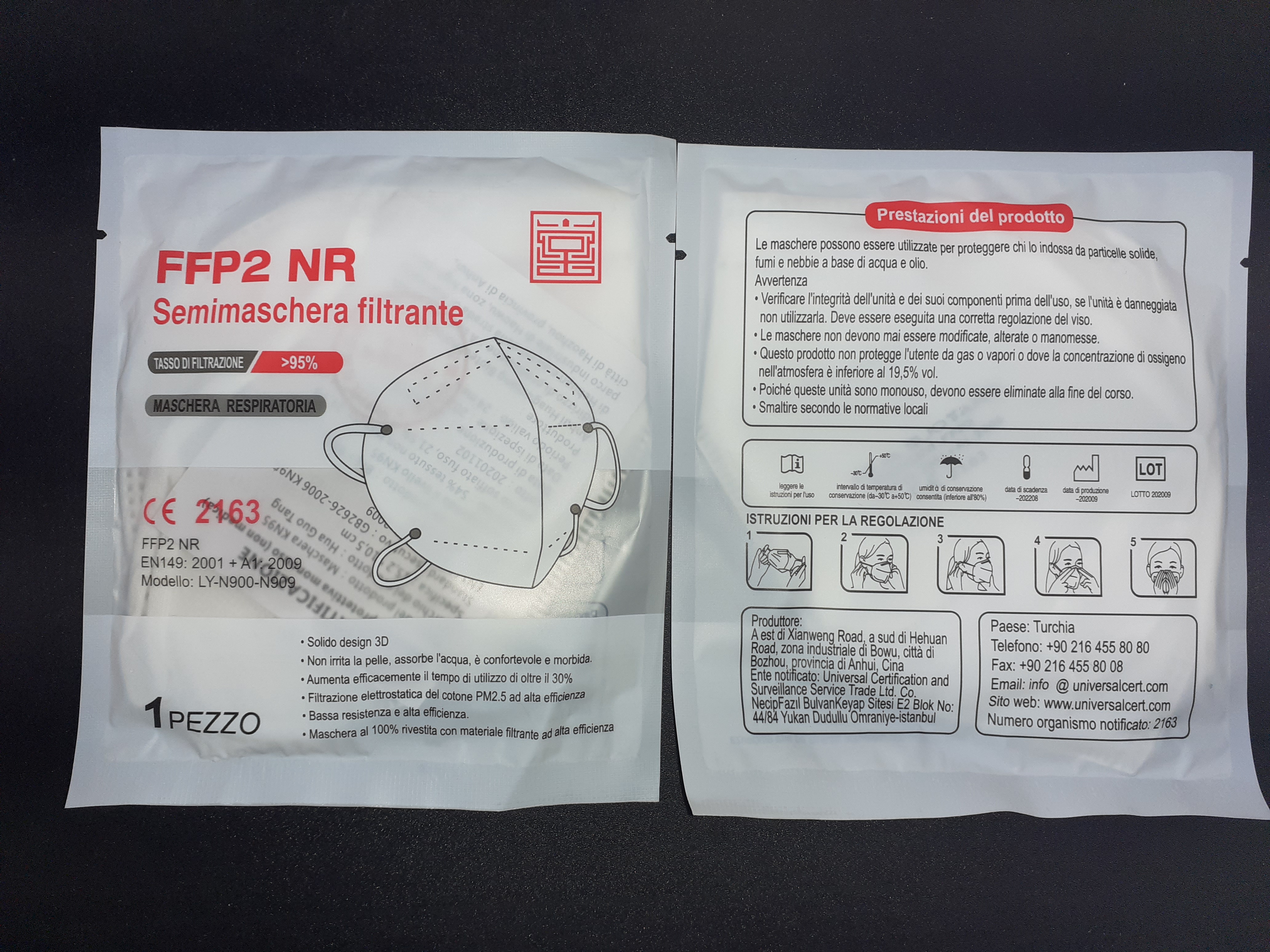 Imagen oficial de Particle filter mask ; Unknown ; Semimaschera filtrante publicada por OECD 2