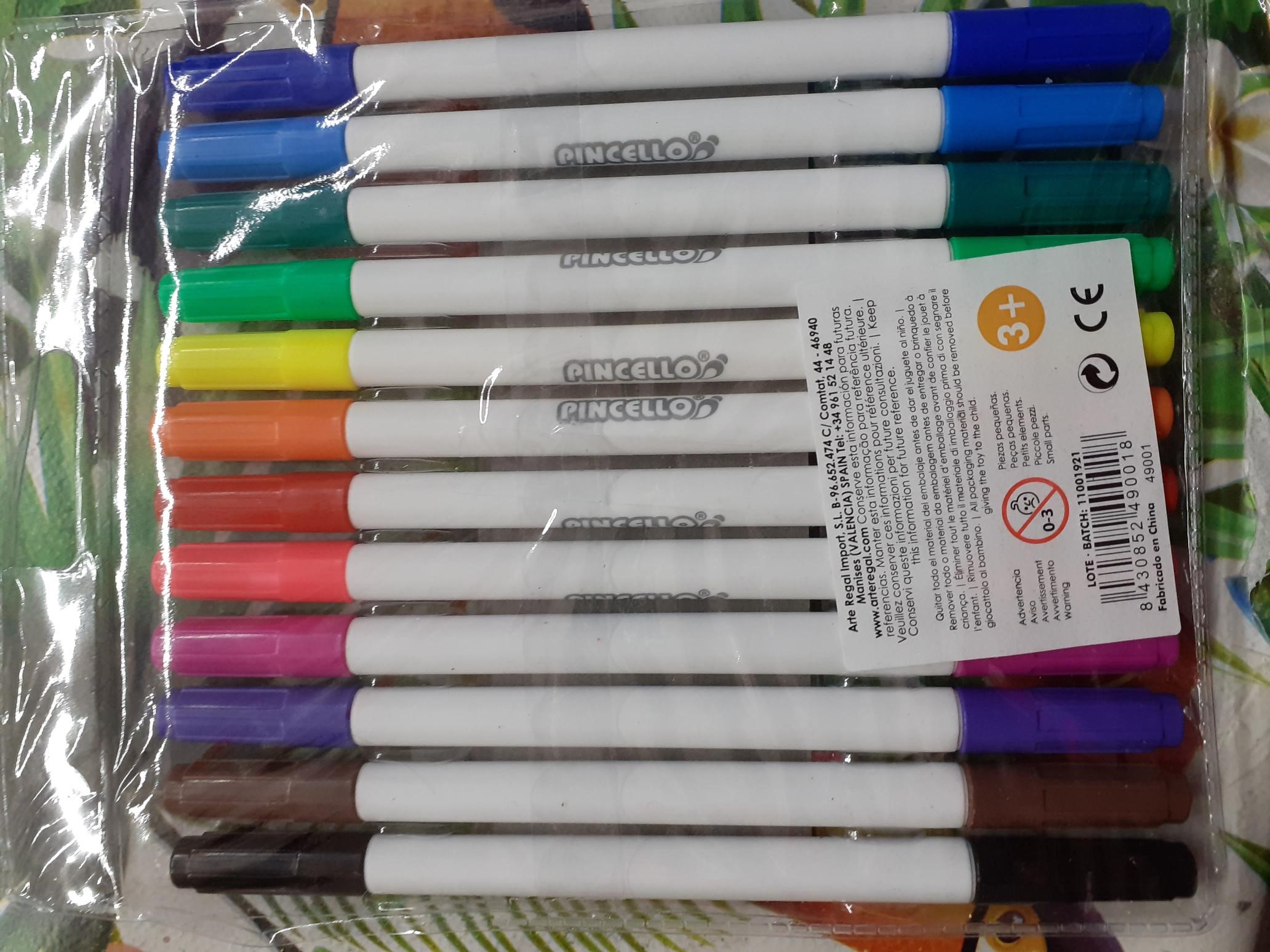 Imagen oficial de Double tip felt pens ; Pincello ; Rotuladores doble punta publicada por OECD 2