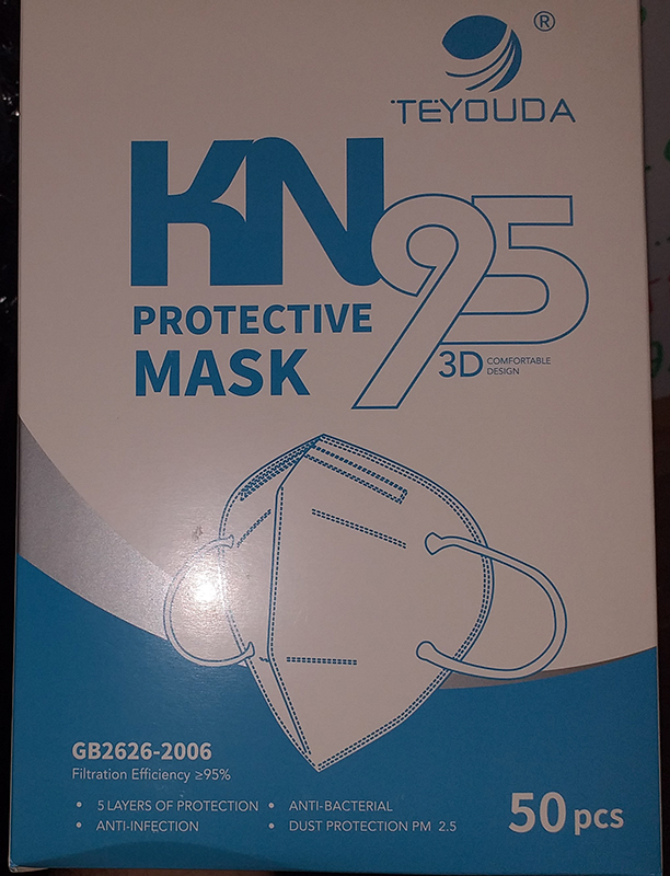 Imagen oficial de Particle filter mask ; Teyouda ; KN95 Protective mask publicada por OECD