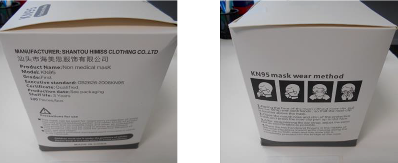 Imagen oficial de Particle filter mask ; KSL ; KN95 protective mask publicada por OECD 6