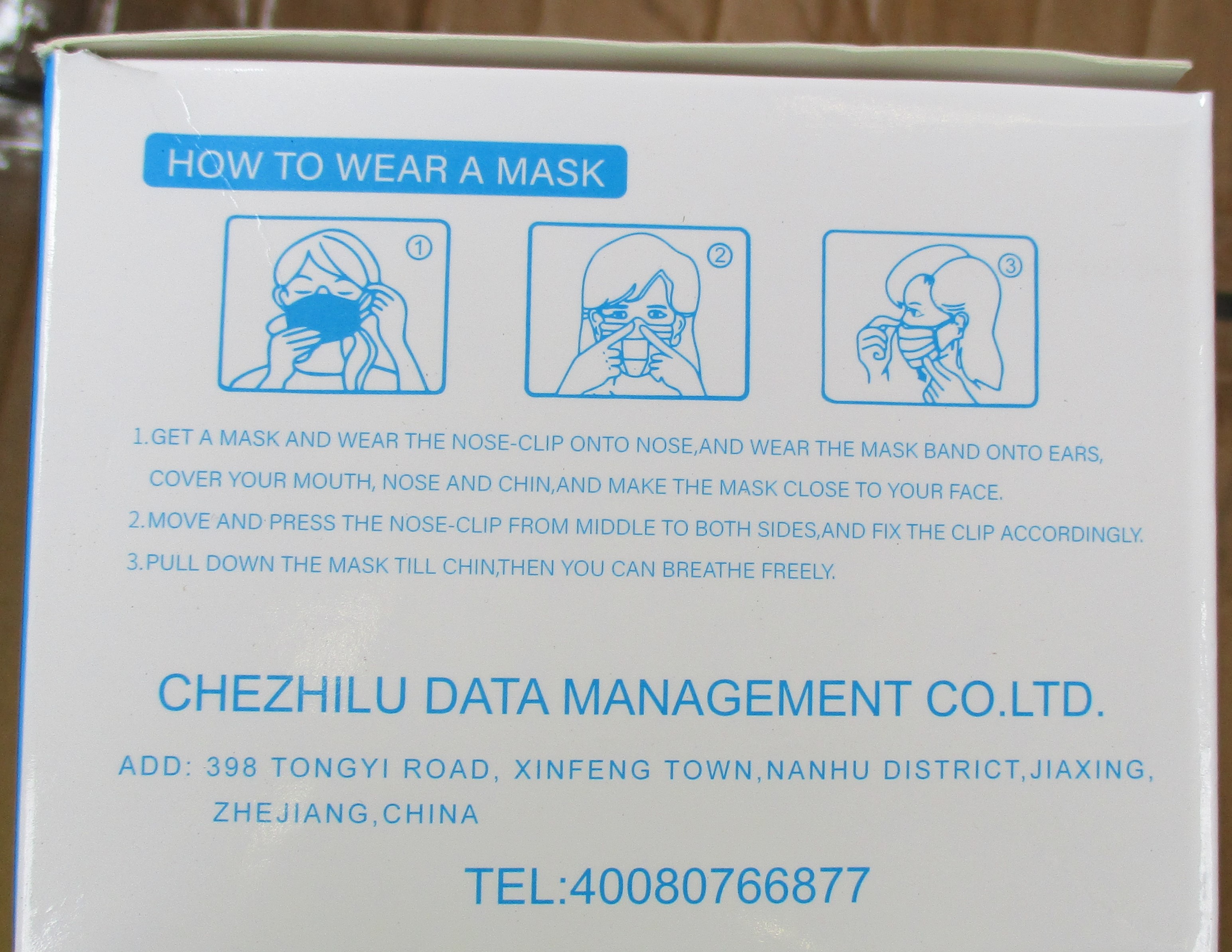 Imagen oficial de Particle filter mask ; Che Zhi Road ; Protective face mask publicada por OECD