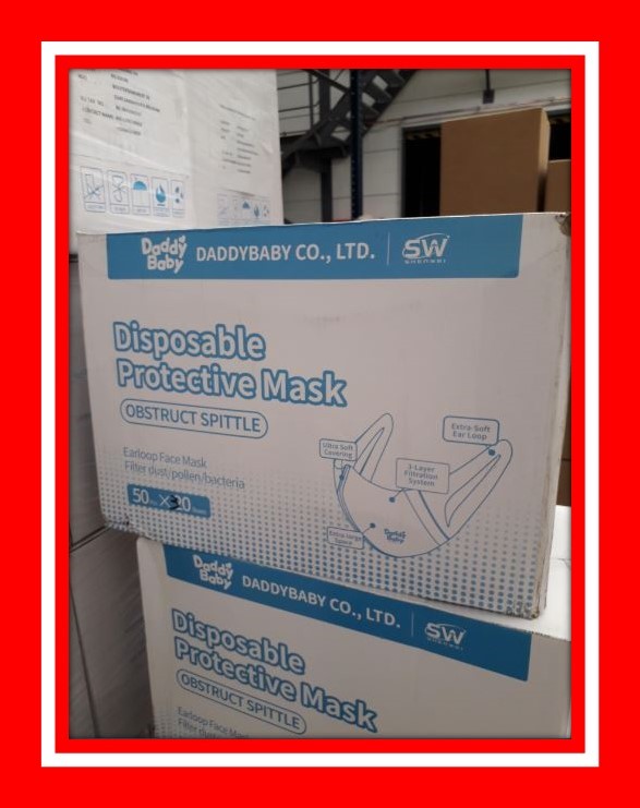 Imagen oficial de Particle filter mask ; Daddy Baby ; Disposable Protective Mask publicada por OECD