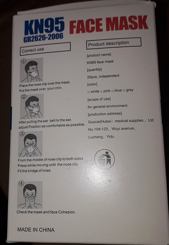 Imagen oficial de Particle filter mask ; Unknown ; Face Mask Earloop protective publicada por OECD