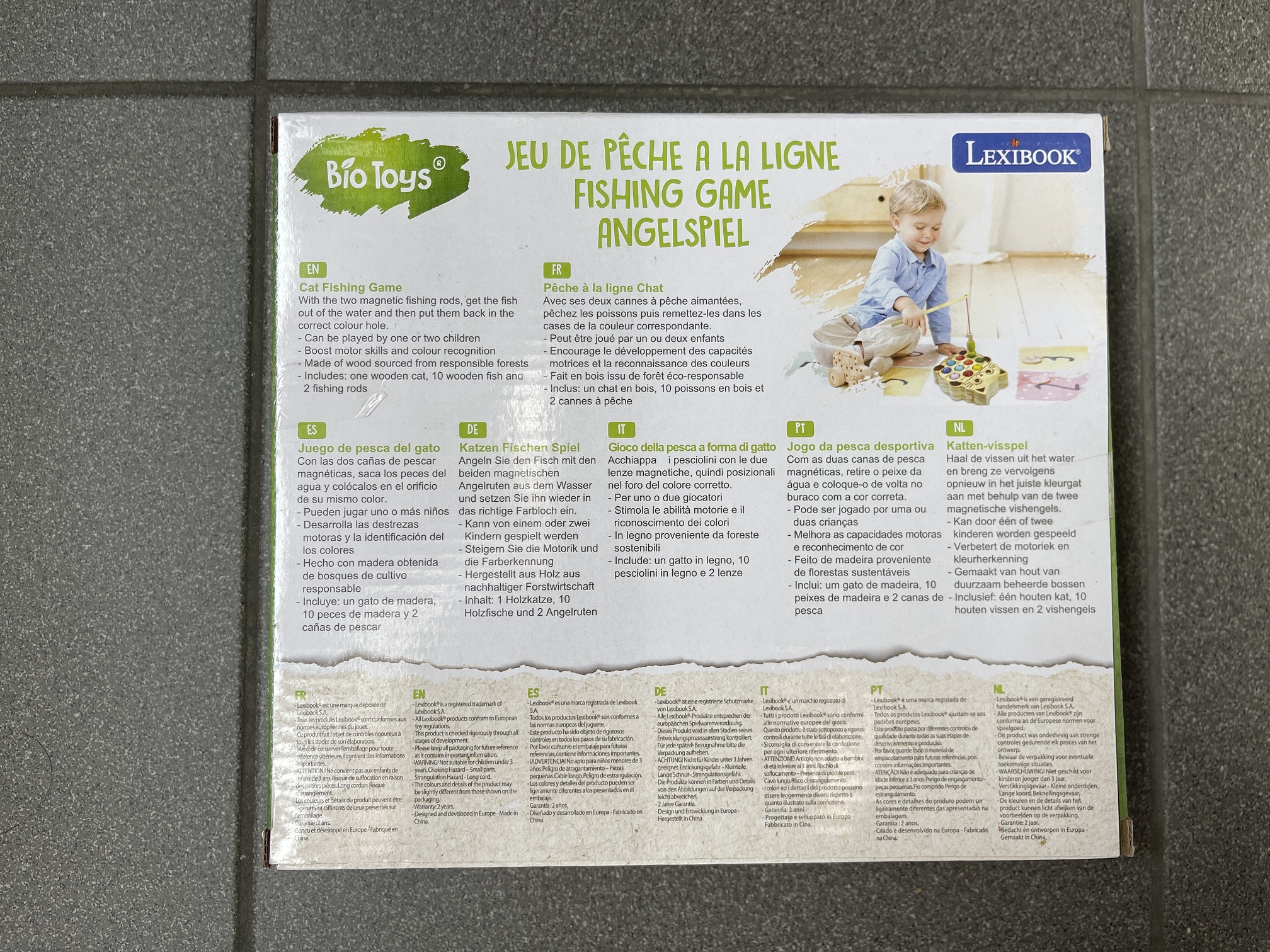 Imagen oficial de Fishing game ; LEXIBOOK ; Eco-friendly fishing game publicada por OECD 2