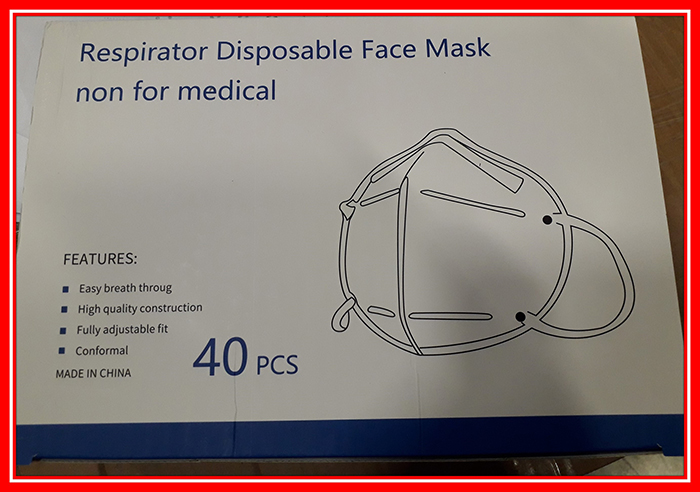 Imagen oficial de Particle filter mask ; Unknown ; Respirator disposable face mask publicada por OECD 3