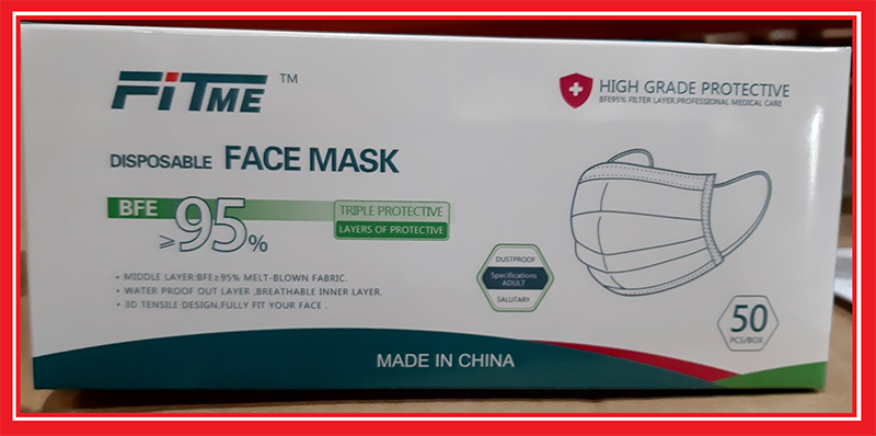 Imagen oficial de Particle filter mask ; Fitme ; Disposable face mask publicada por OECD 3