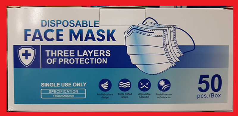 Imagen oficial de Particle filter mask ; Unknown ; Disposable face mask publicada por OECD 3