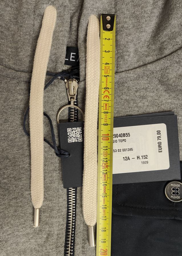 Imagen oficial de Children's hoodie ; Please ; Grigio Topo publicada por OECD 3
