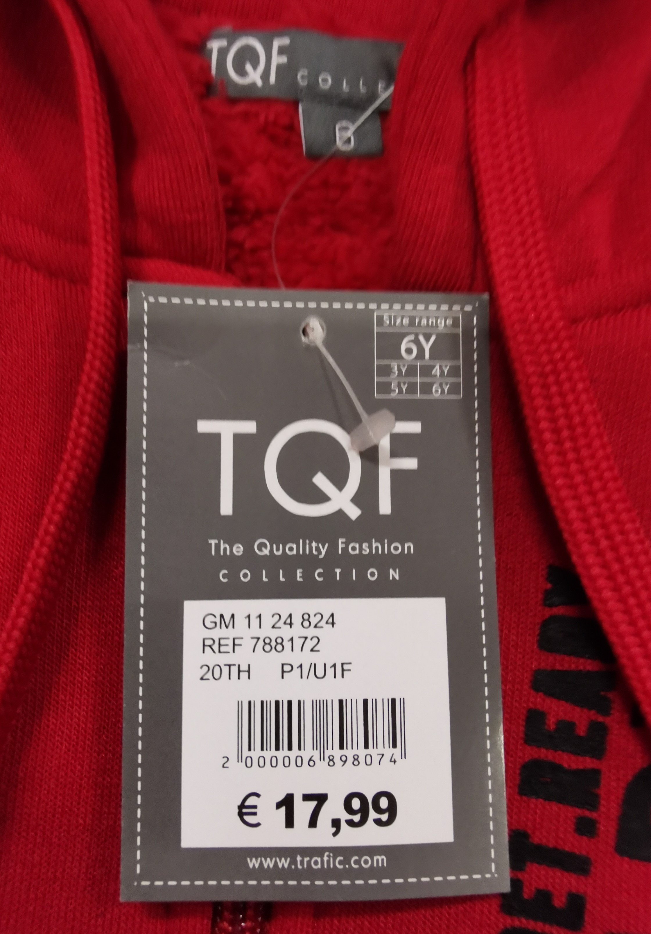 Imagen oficial de Children's sweater ; TQF ; publicada por OECD 2