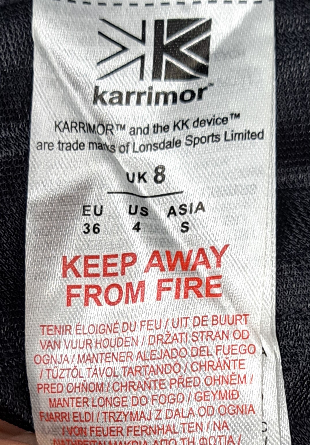 Imagen oficial de Jacket ; Karrimor ; publicada por OECD 3