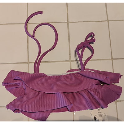 Imagen oficial de Children's bikini ; Sproet & Sprout ; Bikini Ruffle Purple publicada por OECD 3