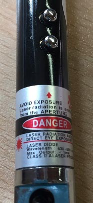 Imagen oficial de Laser pointer ; Unknown ; publicada por OECD 2