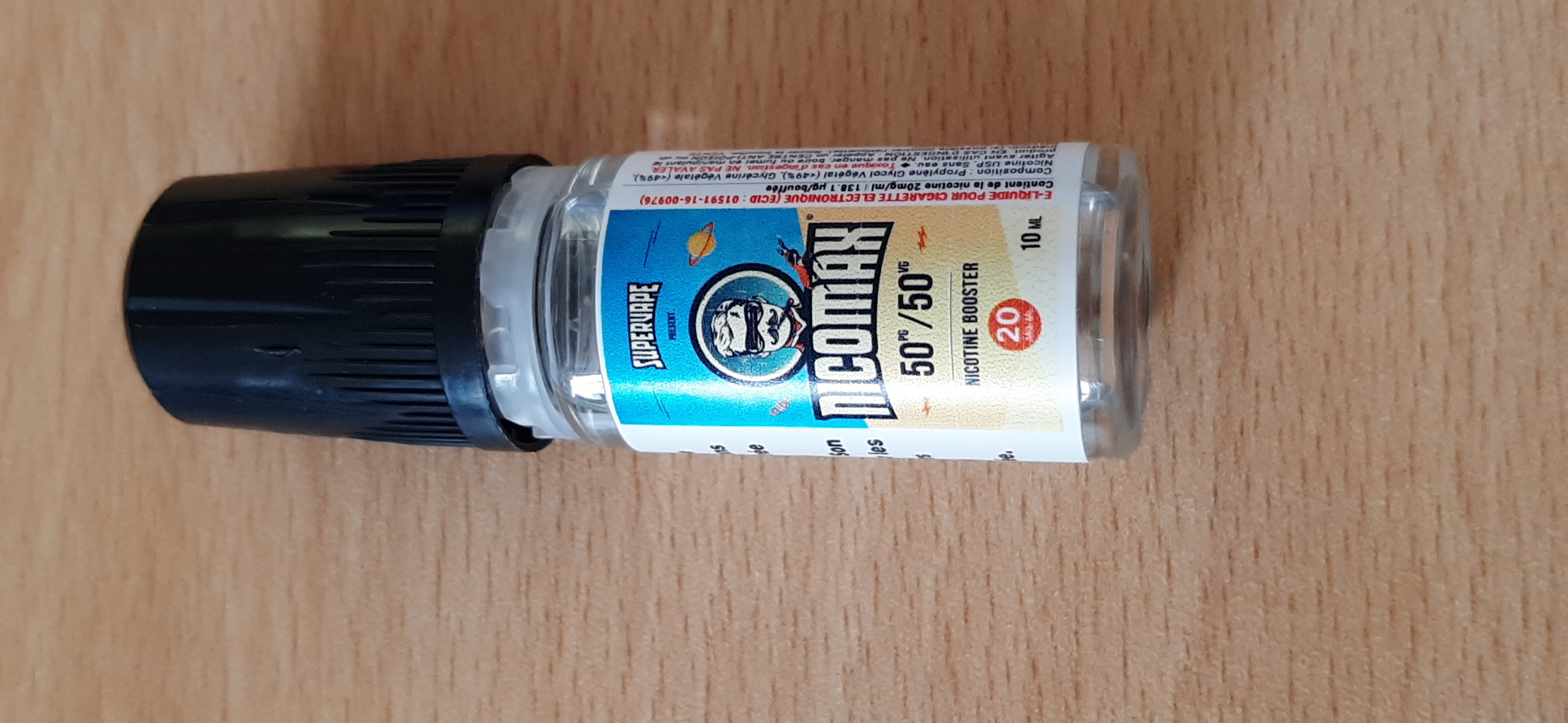 Imagen oficial de Liquid for electronic cigarettes ; NICOMAX ; SUPERVAPE NICOMAX NICOTINE BOOSTER publicada por OECD