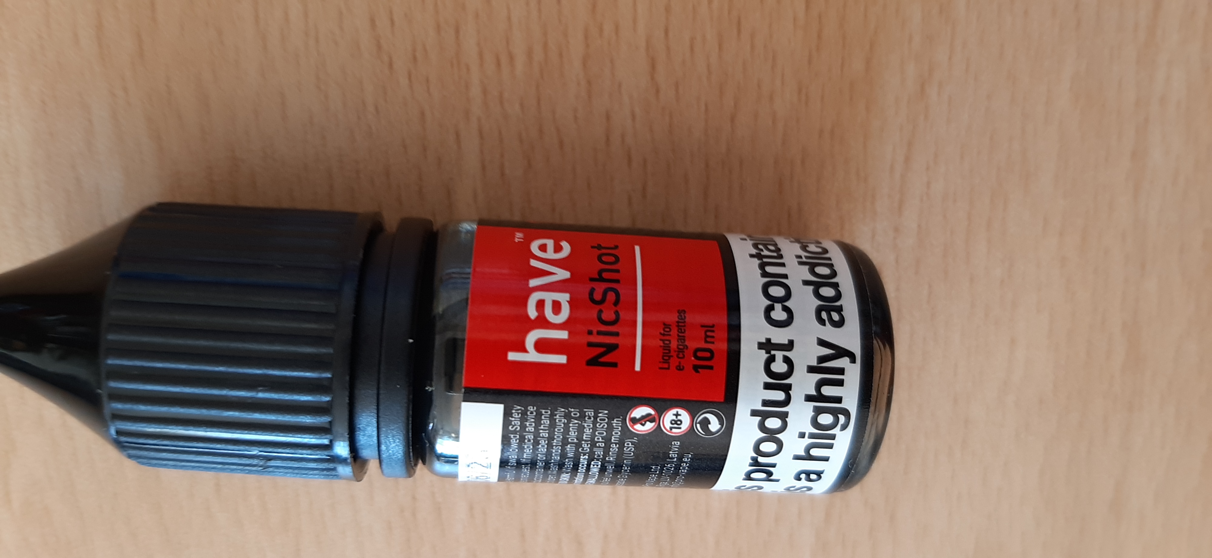 Imagen oficial de Liquid for electronic cigarettes ; have ; have NicShot publicada por OECD
