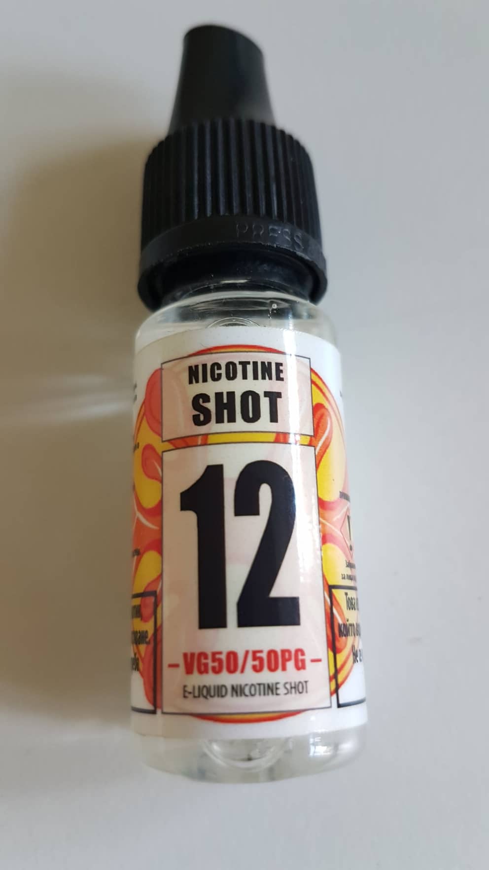 Imagen oficial de Liquid for electronic cigarettes ; NICOTINE SHOT ; NICOTINE SHOT VG 50/50PG SHOT publicada por OECD