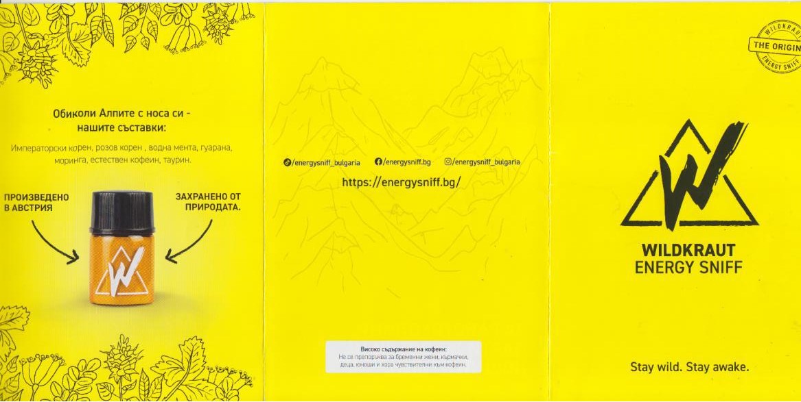 Imagen oficial de Energy powder ; Wildkraut Energy Sniff ; publicada por OECD 2