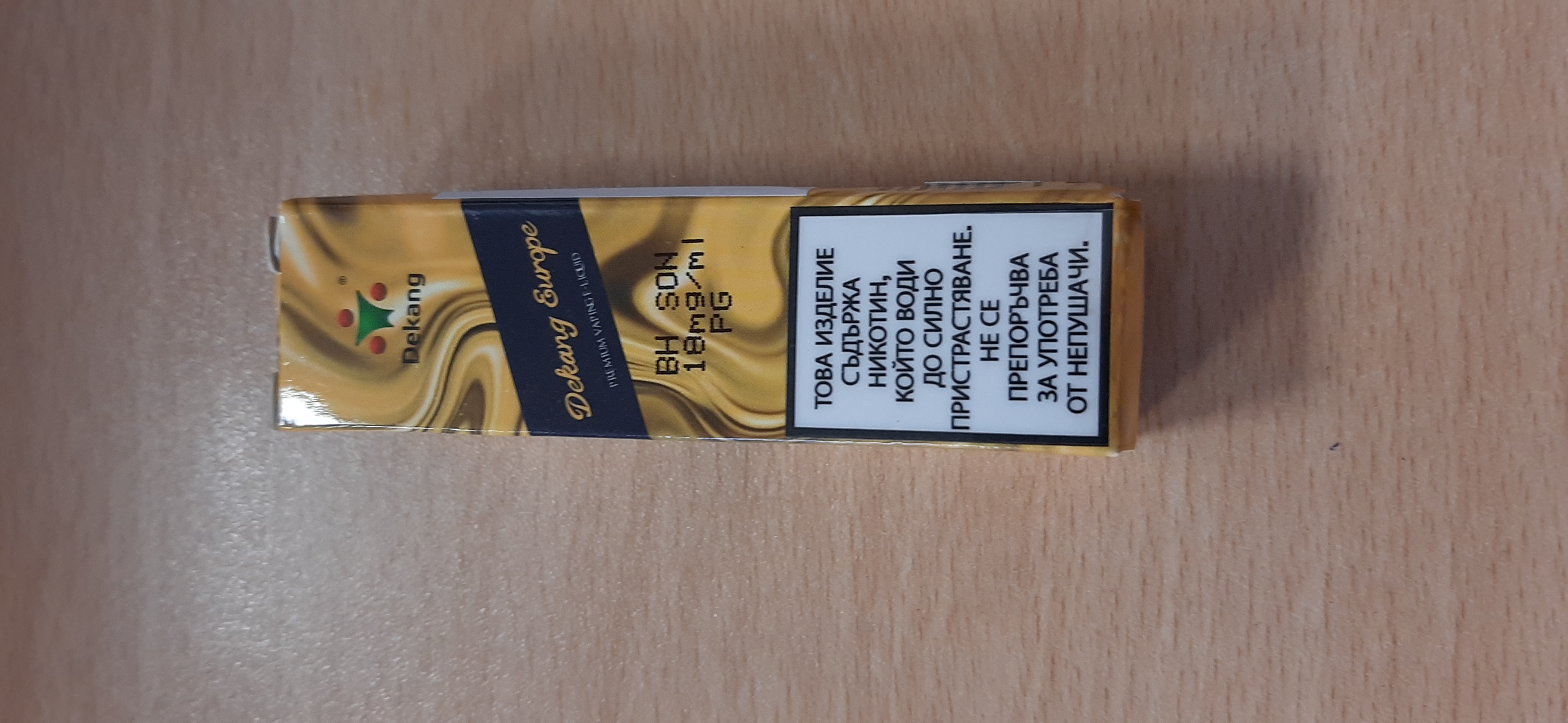 Imagen oficial de Electronic cigarette liquid ; Dekang Europe ; Premium vaping E-Liquid publicada por OECD