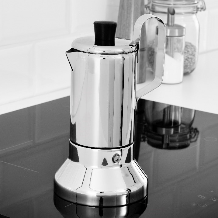 Imagen oficial de METALLISK Espresso maker for cooktop, 0.4 l stainless steel publicada por OECD