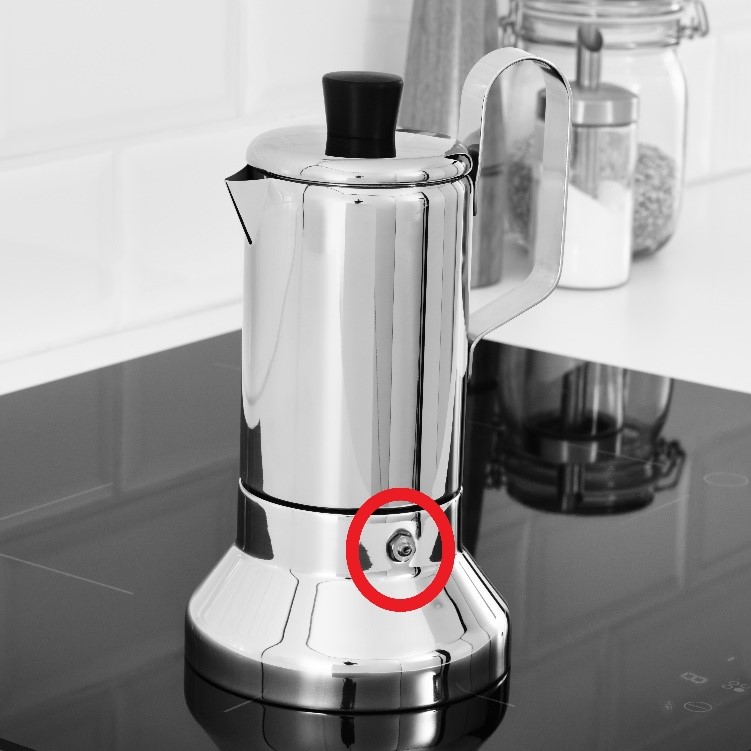 Imagen oficial de METALLISK Espresso maker for cooktop, 0.4 l stainless steel publicada por OECD 2