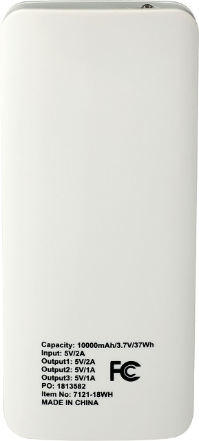 Imagen oficial de Spare 10,000 mAh Power Bank publicada por OECD 2