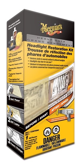 Imagen oficial de Meguiar’s Heavy Duty Headlight Restoration Kit, G2980C publicada por OECD