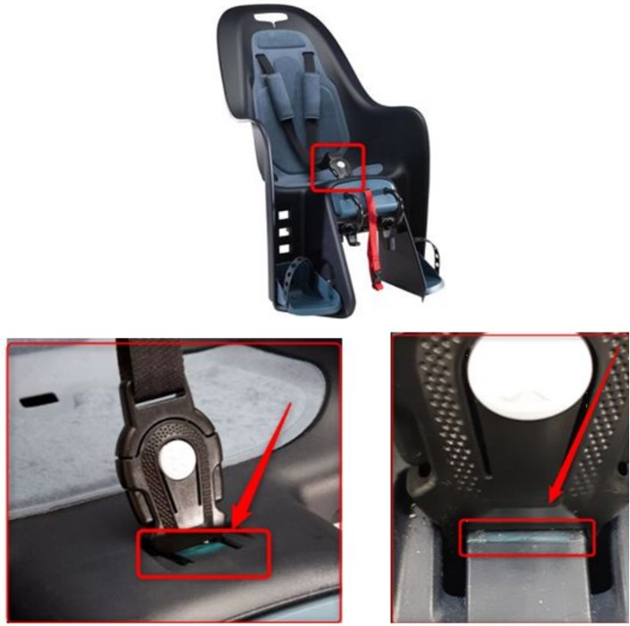 Imagen oficial de BTWIN Baby Seat 100 BCLIP for bicycles. publicada por OECD 2