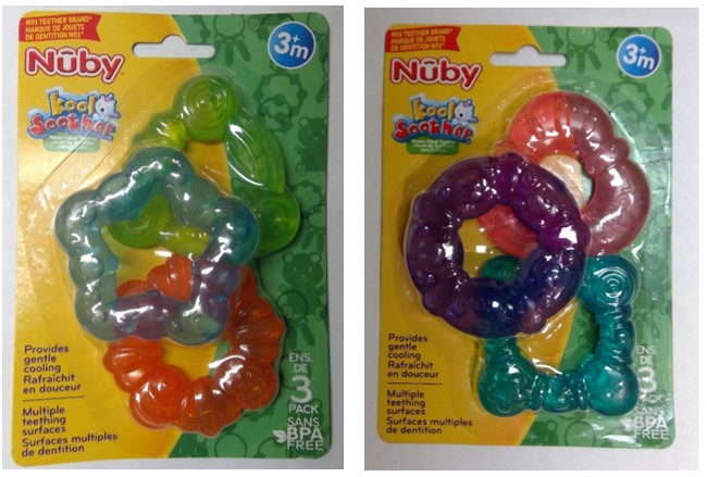 Imagen oficial de Nûby 3-Pack Ring Chill kool Soother Teether publicada por OECD