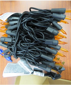 Imagen oficial de Brizled Orange Lights, 100 Count Halloween Lights publicada por OECD 2