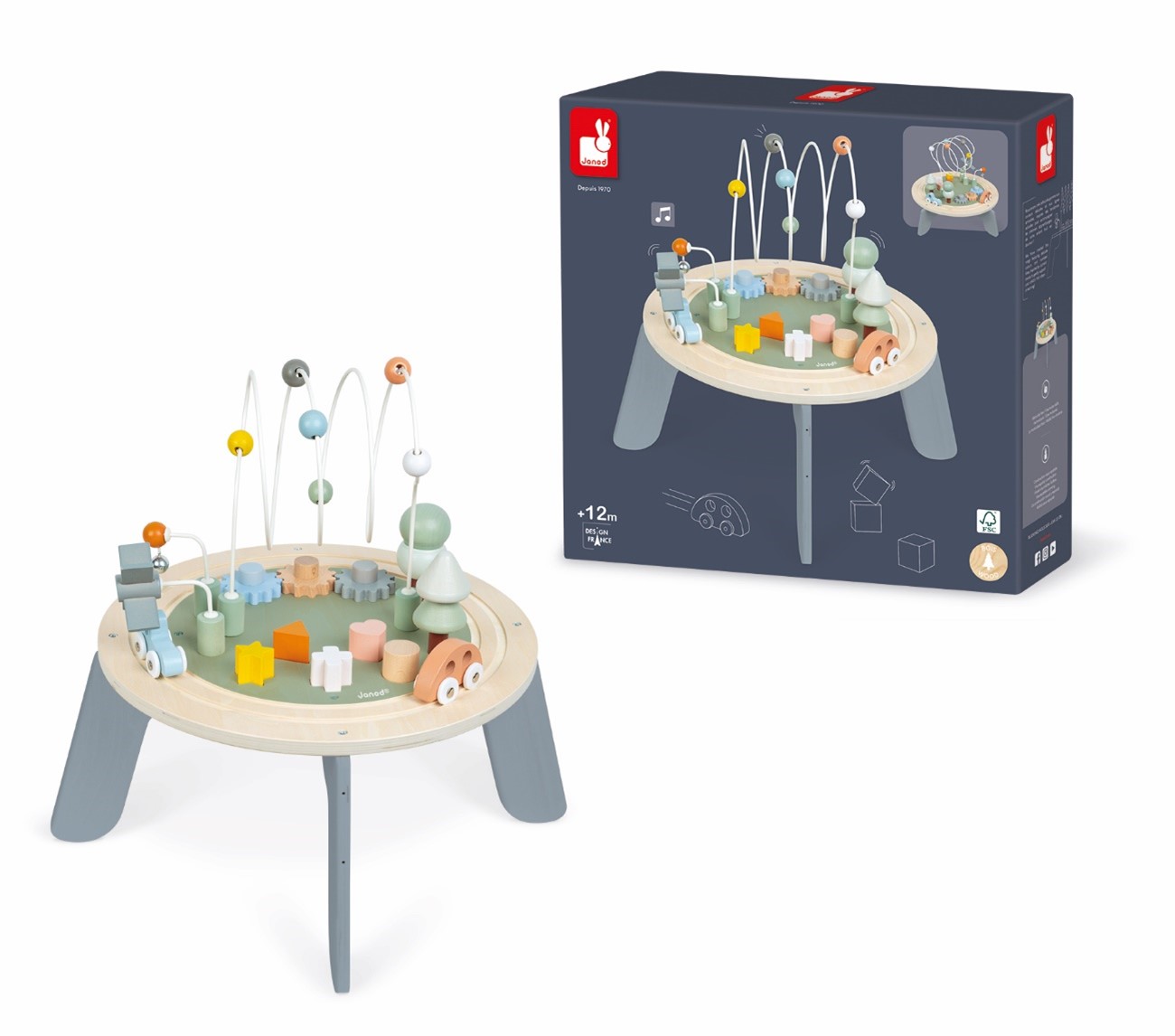 Imagen oficial de Janod Sweet Cocoon Activity Table publicada por OECD