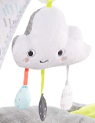 Imagen oficial de Raindrop Toy Component that is sold with the Skip Hop Silver Lining Activity Gym publicada por OECD 2